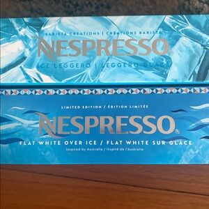 Nespresso NIB Flat White over Ice and Ice Leggero